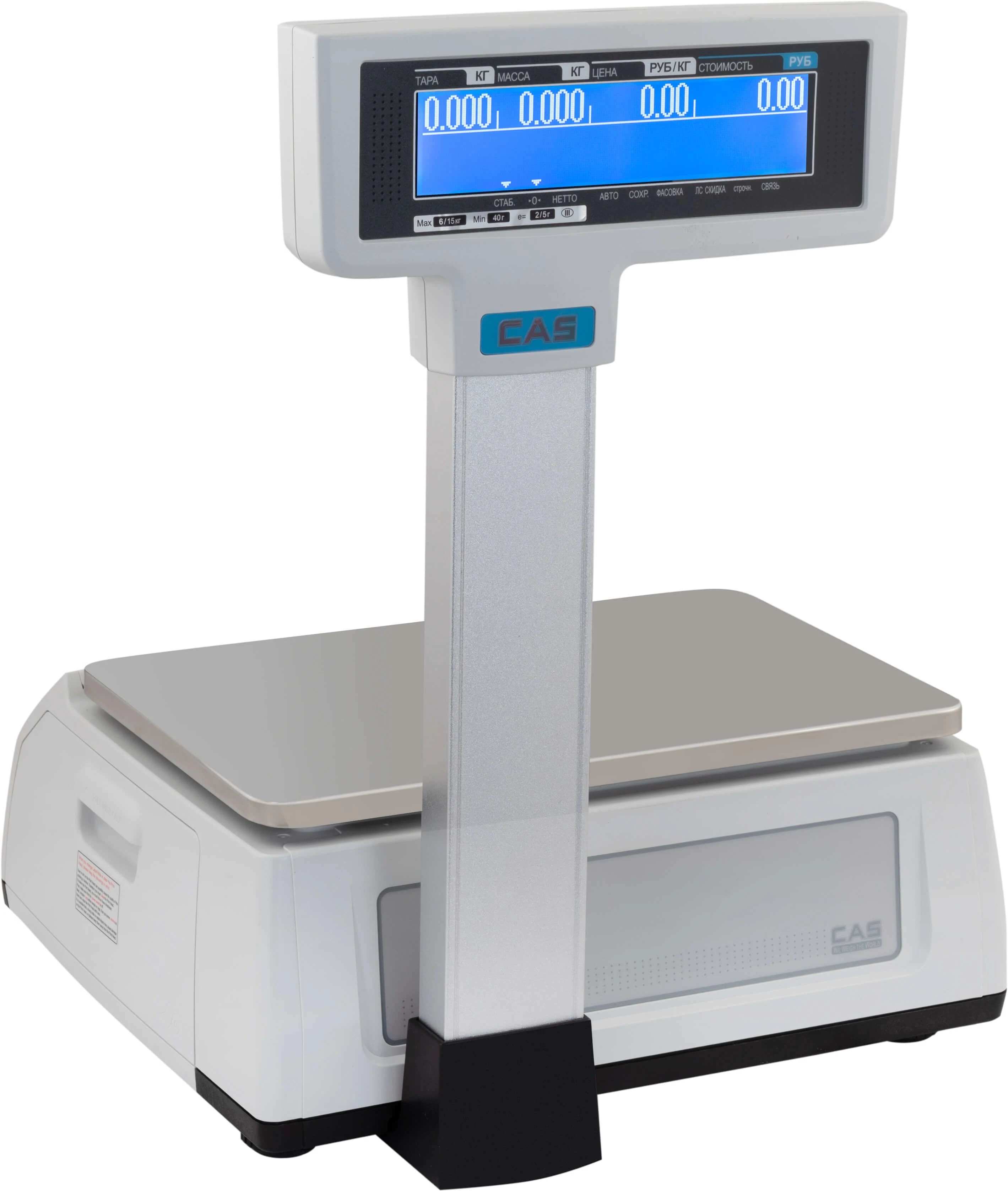 весы cas cl3000-p