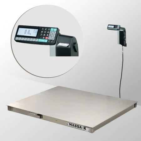 Весы платформенные с печатью этикеток 4D-PM.S-15/12-RL